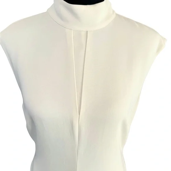 Reiss Ivory Sleeveless Midi Dress - Picture 2 of 6